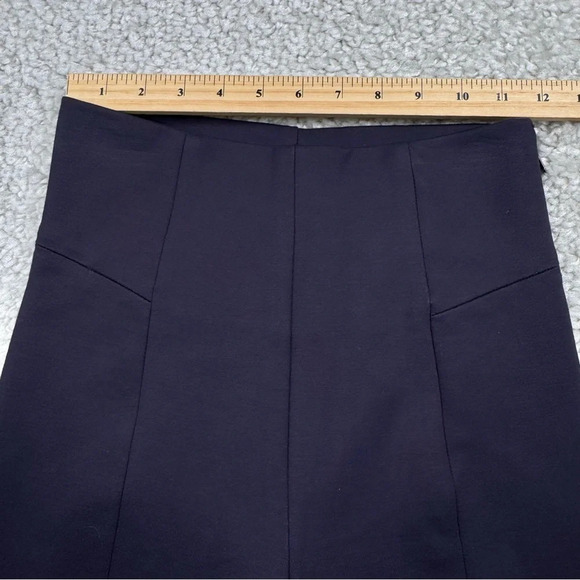 Good American The Boss Pant High Rise Navy Skinny with Zips. Ponte. Size 1 Small - Picture 10 of 14